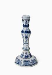 Rijksmuseum Delft Blue and White Candle Holders (Pair) - thumbnail 3