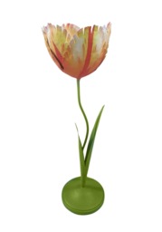 Dahlia Sunset Tulip Candleholder - Tole - thumbnail 1