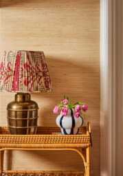 Amelia Zebra Black and White Striped Vase - thumbnail 2