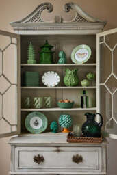Rattan Tissue Box Cover - Green - thumbnail 5
