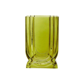 Elegant Art Deco Style Green Vase
