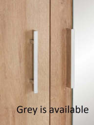 "Panama 3 Door 4 Drawer Combi Wardrobe with shelves Grey Modern Bedroom Furniture " - thumbnail 6