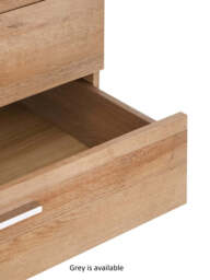 "Panama 3 Door 4 Drawer Combi Wardrobe with shelves Grey Modern Bedroom Furniture " - thumbnail 5