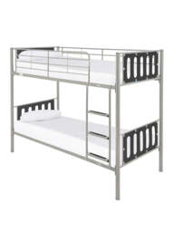 "Cyber Bunk Bed Frame Black - Can Split into 2 Single Beds - Kids  Teens " - thumbnail 3