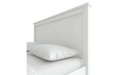 "Brooklyn Double Wooden Bed Frame White Easy Assembly Bedroom Furniture " - thumbnail 7