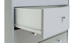"Malibu 7 Drawer Chest - Grey " - thumbnail 4