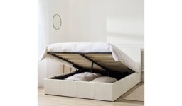 "Lavendon Double End Lift Ottoman Bed White Modern Bedroom Furniture " - thumbnail 3