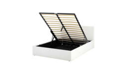 "Lavendon Double End Lift Ottoman Bed White Modern Bedroom Furniture " - thumbnail 5