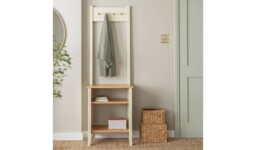 "Chicago Hallway Tree Cream Coat Stand Storage Organiser Furniture "