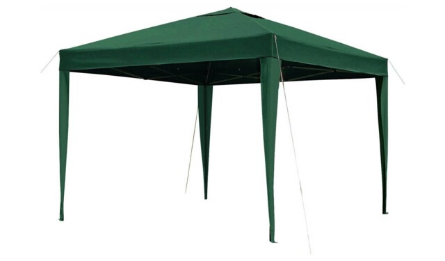 "3m x 3m Pop up Garden Gazebo Green Instant Canopy Tent Shelter "