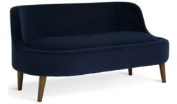 "Habitat Beckett Fabric 2 Seater Sofa - Navy " - thumbnail 4