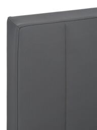 "Nova Faux Leather Ottoman Double Bed Frame Grey Elegant Durable Bedroom Solution " - thumbnail 6