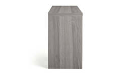 "Venice 2 Door 1 Drawer Low Sideboard - Grey " - thumbnail 4