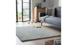 "Habitat Cosy Dove Grey Shaggy Rug - 170x120cm " - thumbnail 3
