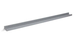 "Jak 120cm Picture Rail Grey Modern Wall Mounted Display Shelf " - thumbnail 1