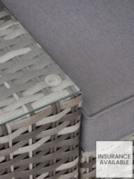 "Aruba Outdoor 2 Seater Modular Sofa Set Grey Stylish and Cozy Outdoor Furniture " - thumbnail 5