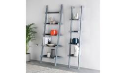 Habitat Jessie Narrow Ladder Shelf - Grey - thumbnail 3