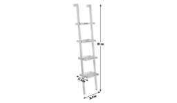 Habitat Jessie Narrow Ladder Shelf - Grey - thumbnail 5