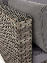 "Aruba 2-Seater Modular Sofa Set Garden Furniture Grey Durable and Cozy " - thumbnail 6