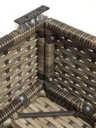 "Aruba 2-Seater Modular Sofa Set Garden Furniture Grey Durable and Cozy " - thumbnail 7