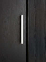 "Panama Corner Wardrobe Black - Space Saving Storage - Bedroom Organiser " - thumbnail 7