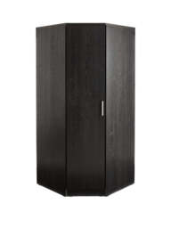"Panama Corner Wardrobe Black - Space Saving Storage - Bedroom Organiser " - thumbnail 4