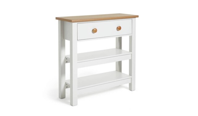 "Winchester 1 Drawer Console Table Cream Hallway Entryway Furniture Storage "