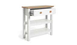 "Winchester 1 Drawer Console Table Cream Hallway Entryway Furniture Storage " - thumbnail 6