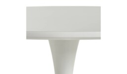 "Habitat Tulip 4 Seater Round Dining Table White Modern Kitchen Furniture " - thumbnail 5