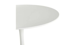 "Habitat Tulip 4 Seater Round Dining Table White Modern Kitchen Furniture " - thumbnail 4