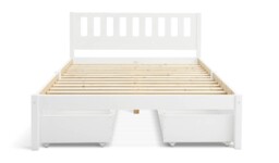 "Habitat Kids Ronnie Small Double Bed And Drawers - White " - thumbnail 4
