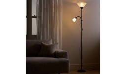 "Father and Child Floor Lamp Black Modern Reading Light Living Room " - thumbnail 5
