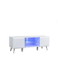 "Xander TV Stand with LED Lights - fits up to 43 inch TV White FAST DELIVERY " - thumbnail 1