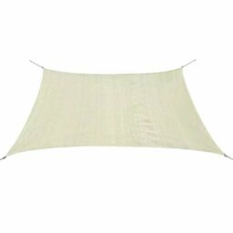 Dakota Fields Mustique 3.6m x 3.6m Square Shade Sail - Cream