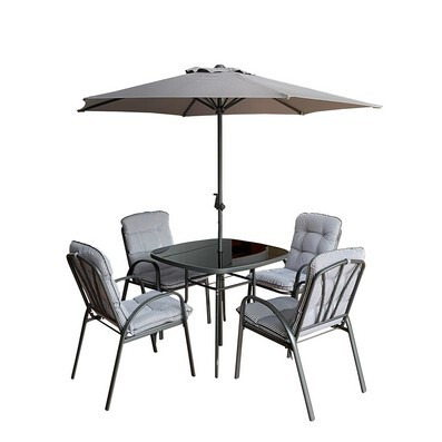 Hartwell Grey 6 Piece Dining Set