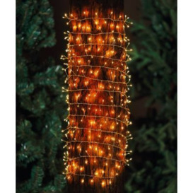 Solar Garden String Lights Decoration 400 Warm White LED - 10.8m by Bright Garden