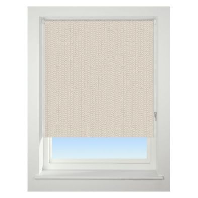 Universal 90cm Neutral Knitted Texture Blackout Roller Blind