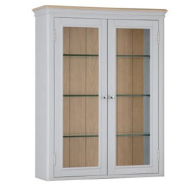 Mulbarton Dresser Top Grey & Oak 2 Door 4 Shelf
