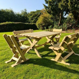 Ashcombe Garden Picnic Table by Croft - 6 Seats