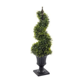 Boxwood Spiral Topiary Artificial Plant Green - 90cm