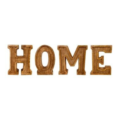 Home Letters Wood with Embossed Pattern - 189cm