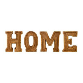 Home Letters Wood with Embossed Pattern - 189cm