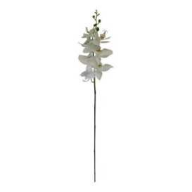 Orchid Artificial Flower White - 85cm