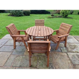 Swedish Redwood Garden Furniture Set by Croft - 4 Seats