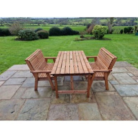 Swedish Redwood Garden Furniture Set by Croft - 4 Seats