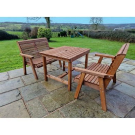 Swedish Redwood Garden Furniture Set by Croft - 4 Seats