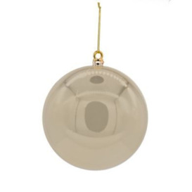 Christmas Tree Bauble Decoration Champagne Gold - 25cm