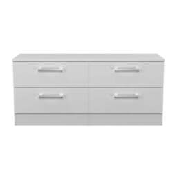 Devon Large Chest of Drawers Grey 4 Drawers 110cm