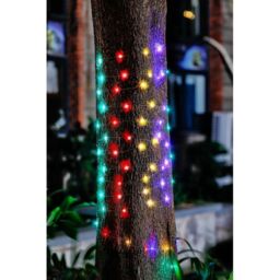 Solar Garden String Lights Decoration 100 Multicolour LED - 12.9m by Bright Garden