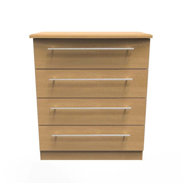 Sherwood Chest of Drawers Natural 4 Drawers 77cm